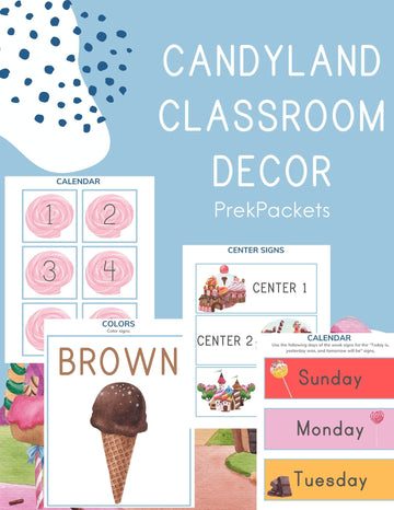 Candyland Classroom Decor