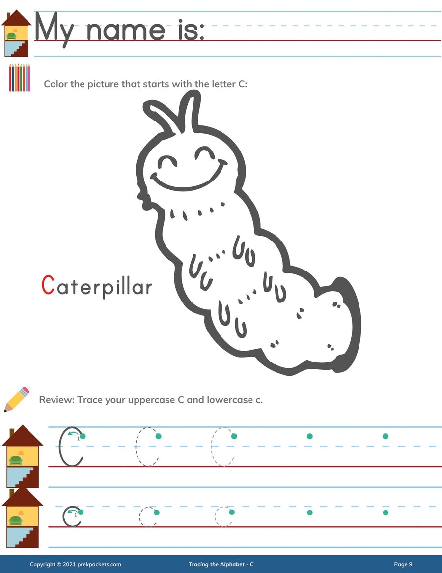 (A-Z) Tracing the Alphabet