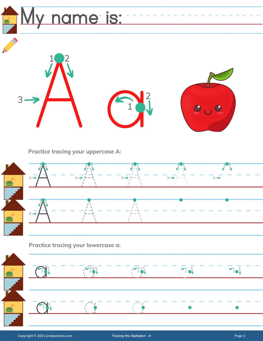 (A-Z) Tracing the Alphabet